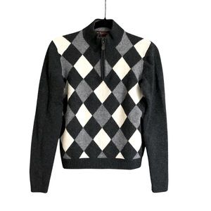 Brookes Brothers Wool Large Sweater Zip Up